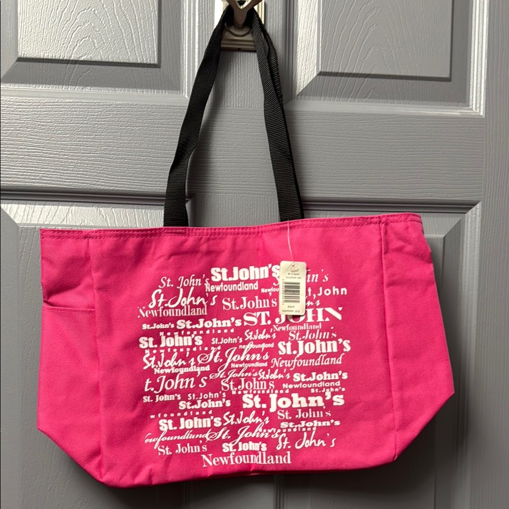 St. John NFLD Pink Tote 213